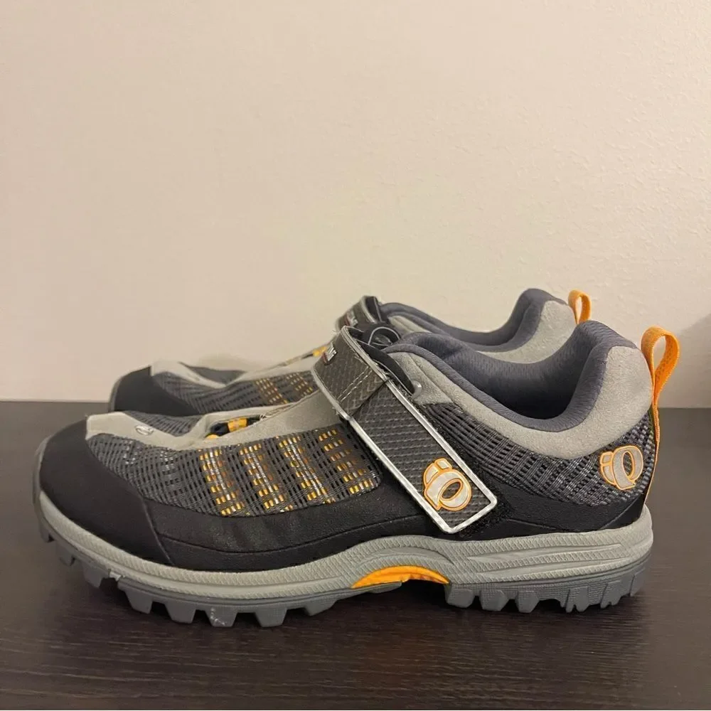 Pearl Izumi X-Alp Low 5742 Gray Orange Women's Cycling Shoes Size 41